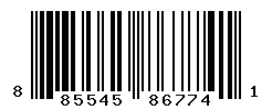 UPC barcode number 885545867741