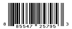 UPC barcode number 885547257953
