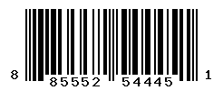 UPC barcode number 885552544451