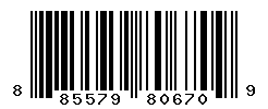 UPC barcode number 885579806709