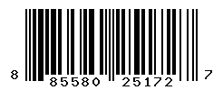 UPC barcode number 885580251727