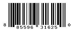 UPC barcode number 885596316250