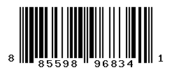 UPC barcode number 885598968341