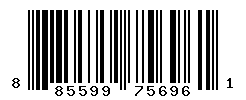 UPC barcode number 885599756961