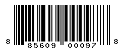 UPC barcode number 885609000978