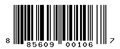 UPC barcode 885609001067