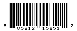 UPC barcode number 885612158512