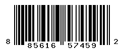 UPC barcode number 885616574592