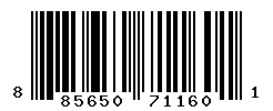UPC barcode number 885650711601