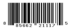 UPC barcode number 885662211175