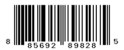 UPC barcode number 885692898285