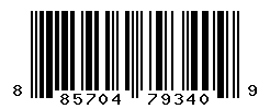 UPC barcode number 885704793409