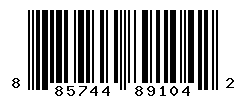 UPC barcode number 885744891042