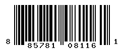 UPC barcode number 885781081161