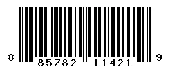 UPC barcode 885782114219