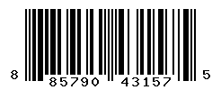 UPC barcode number 885790431575