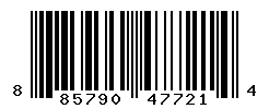 UPC barcode number 885790477214