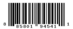 UPC barcode number 885801945411