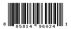 UPC barcode number 885814960241