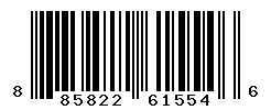UPC barcode number 885822615546