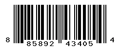 UPC barcode 885892434054