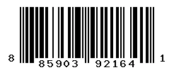 UPC barcode 885903921641