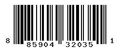UPC barcode number 885904320351