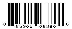 UPC barcode 885905063806