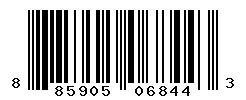 UPC barcode 885905068443