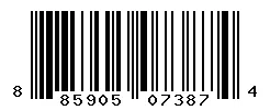 UPC barcode 885905073874