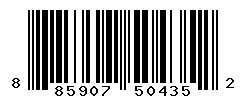 UPC barcode number 885907504352