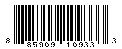 UPC barcode number 885909109333