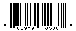 UPC barcode number 885909705368