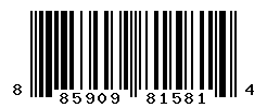 UPC barcode number 885909815814