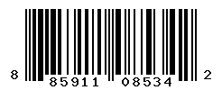 UPC barcode number 885911085342