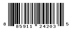 UPC barcode number 885911242035