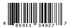 UPC barcode number 885911349277