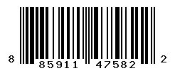 UPC barcode number 885911475822