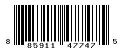 UPC barcode number 885911477475