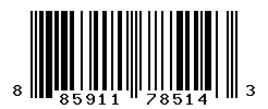 UPC barcode number 885911785143
