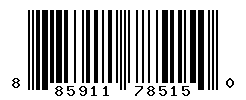 UPC barcode number 885911785150