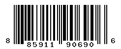 UPC barcode 885911906906