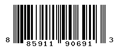 UPC barcode 885911906913