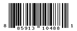 UPC barcode number 885913104881