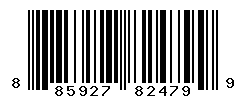 UPC barcode number 885927824799