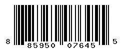 UPC barcode 885950076455