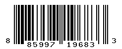 UPC barcode number 885997196833