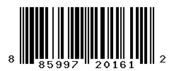 upc 885997201612 barcode image