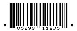 UPC barcode number 885999116358