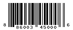 UPC barcode number 886003450765 lookup